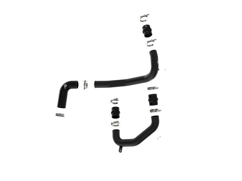 aFe Bladerunner Intercooler 3in Inlet/Outlet Tube 08-10 Ford Diesel Trucks V8 6.4L (td) 46-20074-B 46-20074-B Photo - Unmounted