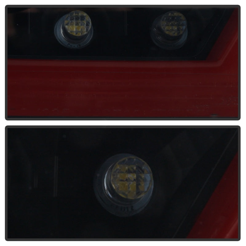 Spyder 15-16 Ford Mustang LED Reverse Lights - Black Smoke w/ Red Bar (ALT-YD-FM15RED-REV-BSM) 5082794 5082794 Photo - Unmounted