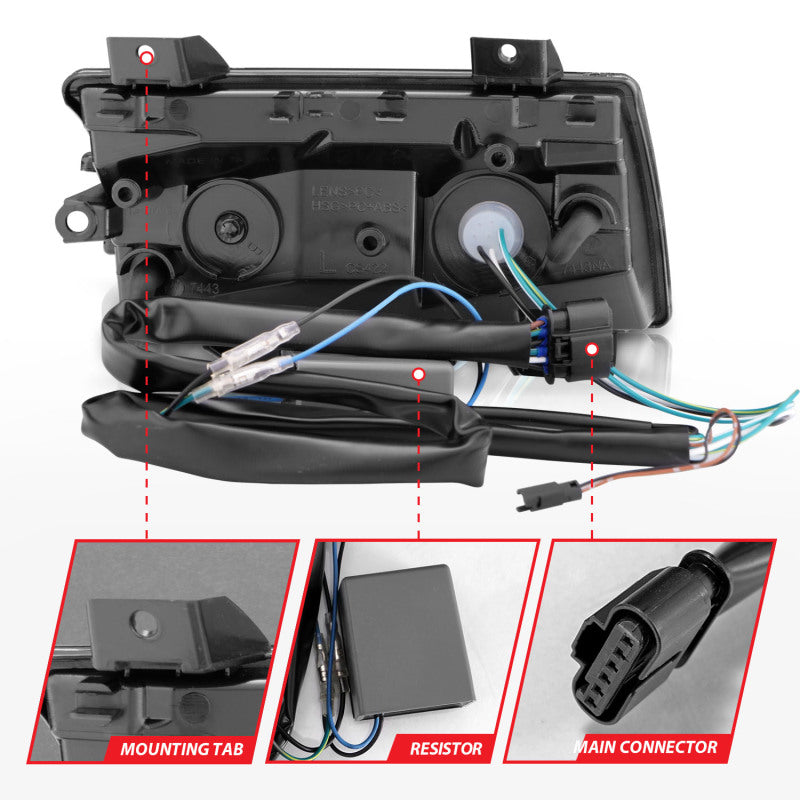 ANZO 2018-2021 Jeep Wrangler LED Side Markers Chrome Housing Smoke Lens w/ Seq. Signal Low Config 511087 511087 User 4