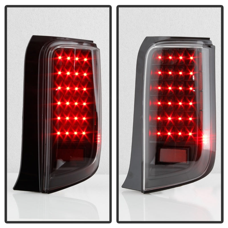 SPYDER Xtune Scion Xb 08-10 LED Tail Lights Black ALT-ON-TSXB08-LED-BK 5013156 5013156 Photo - Unmounted
