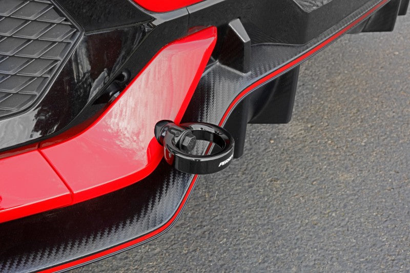 Perrin 10th Gen Civic SI/Type-R/Hatchback Tow Hook Kit (Rear) - Glossy Black PHP-BDY-251GBK PHP-BDY-251GBK Photo - Primary