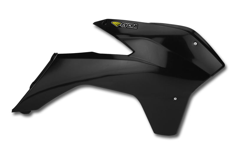 Cycra 13-15 KTM 125 SX Powerflow Radiator Shrouds Black 1CYC-1899-12 1CYC-1899-12 Photo - Primary