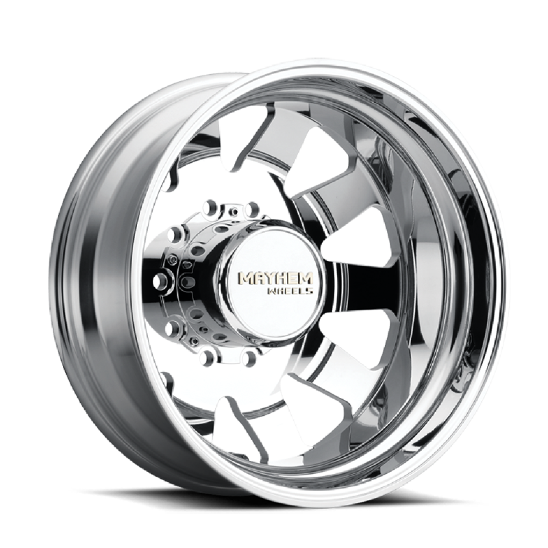 Mayhem 8181 Challenger Dually 22x8.25 / 10x225 BP / 169mm Offset / 170.1mm Hub Polished Wheel 8181-22820P 8181-22820P Photo - Primary