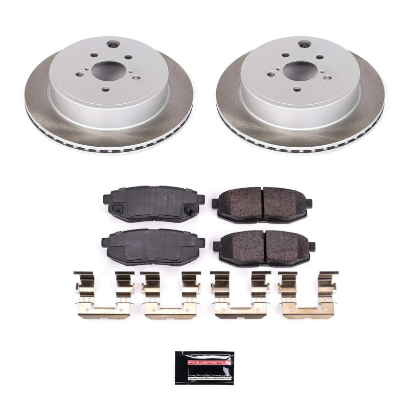 PowerStop Power Stop 22-23 Toyota GR86 Rear Semi-Coated Rotor Kit SC5883 SC5883 Photo - Primary