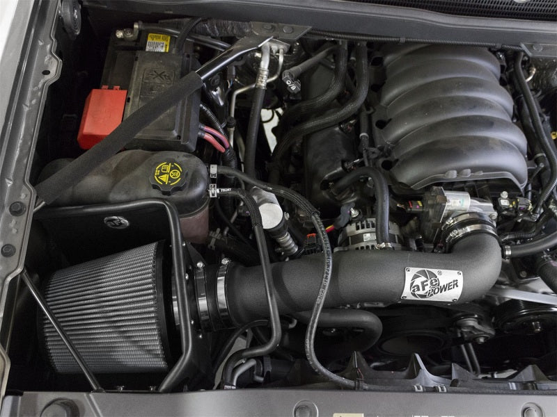 aFe Magnum FORCE Stage-2 Pro DRY S Cold Air Intake System: GM Silverado/Si 51-12332 Photo - Mounted