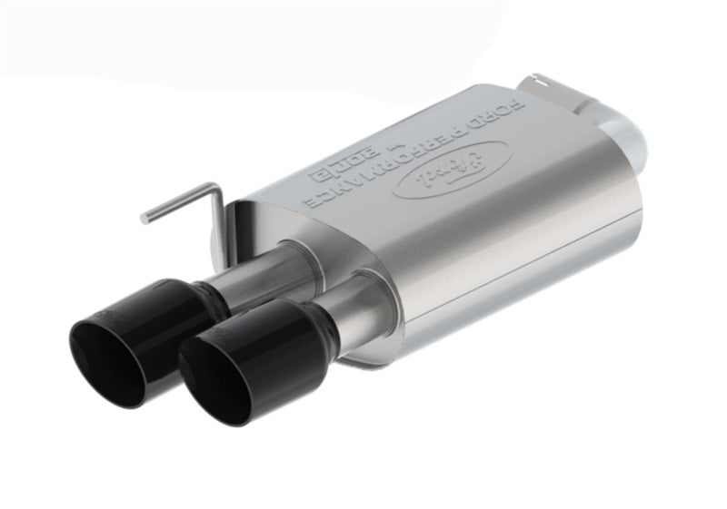 Ford Racing 2024 Mustang 2.3L Extreme Non-Active Cat-Back Exhaust w/GT Valance - Black Tip M-5200-M2EBV M-5200-M2EBV Photo - Unmounted