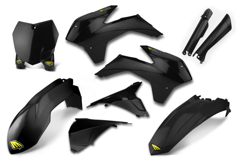 Cycra 13-15 KTM 125-450 SX/XC/SX-F/XC-F Powerflow Body Kit Black 1CYC-9310-12 1CYC-9310-12 Photo - Primary