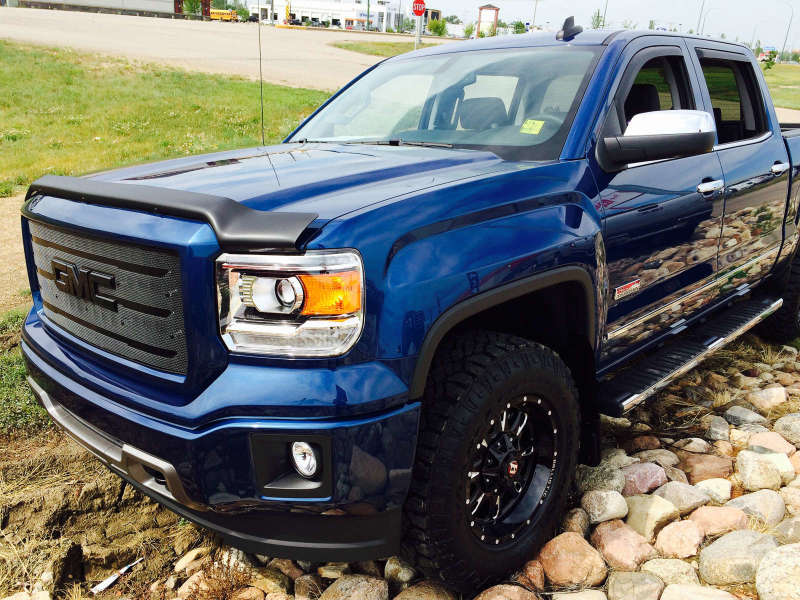 EGR 14+ GMC Sierra Superguard Hood Shield - Matte (301585) 301585 301585 Photo - Mounted