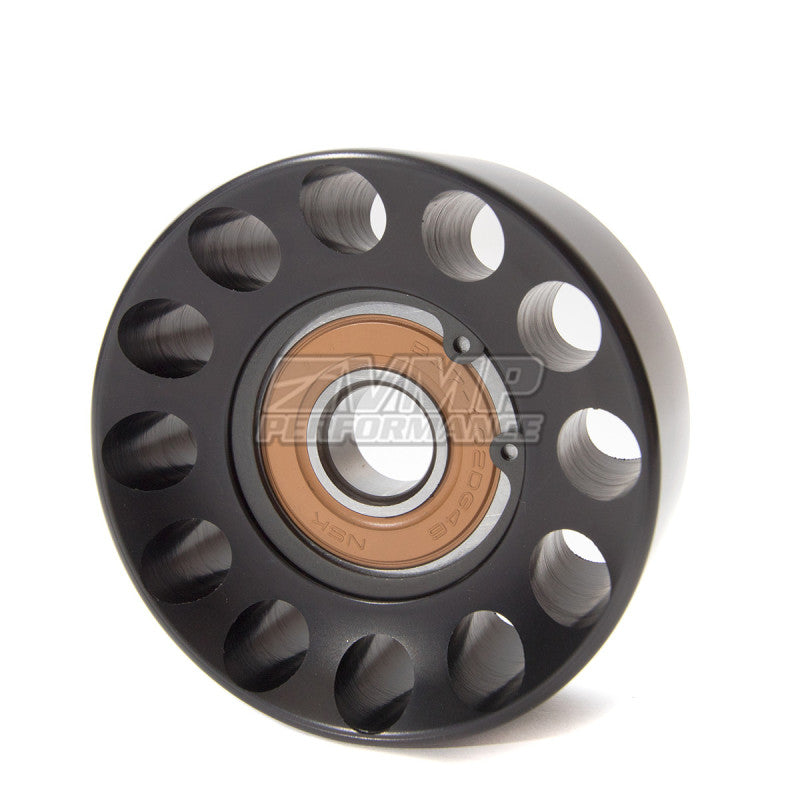 VMP Performance 90mm Heavy Duty Billet Aluminum Idler Pulley - 6/8/10Rib VMP-90-S-B VMP-90-S-B Photo - Close Up