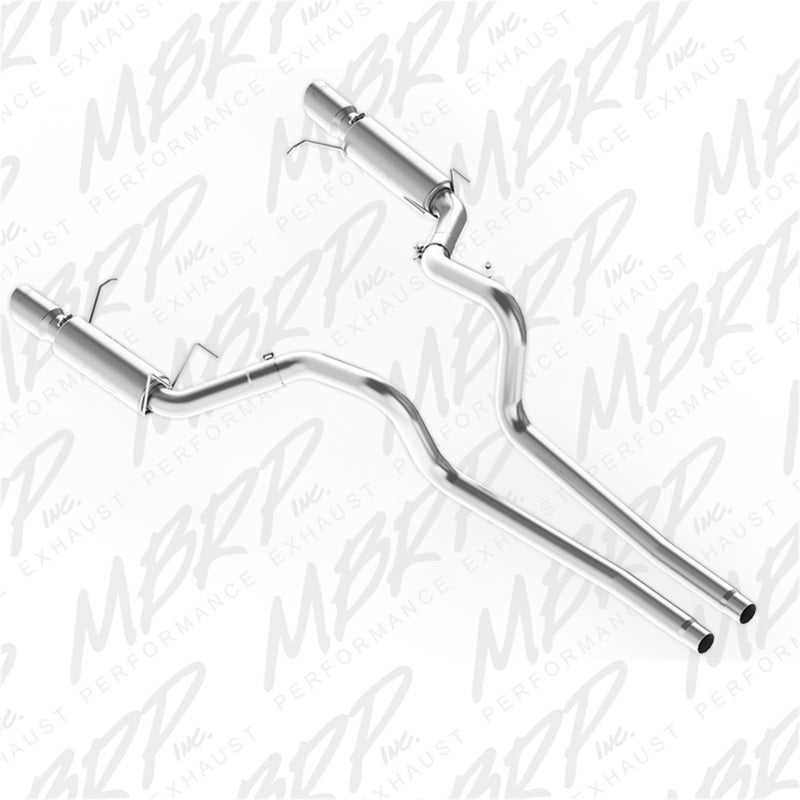 MBRP 11-14 Ford Mustang 5.0L 3in Cat Back Exhaust MBRS7264AL S7264AL Photo - Primary