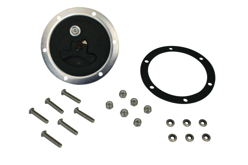 Moroso Supercharger Fuel Cell Cap w/Ring/Gasket/Hardware - Black 97092 97092 Photo - Primary