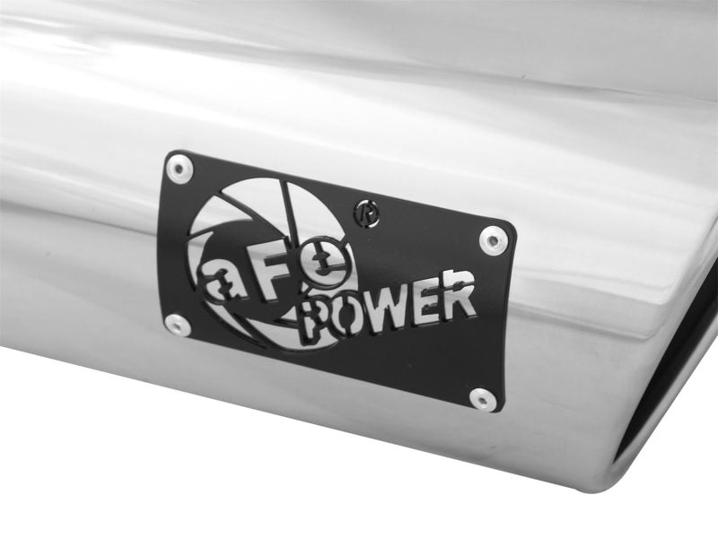aFe MACH Force-Xp 5in 304 Stainless Steel Exhaust Tip: 5" In x 6" Out x 12 49T50601-P12 Photo - Unmounted