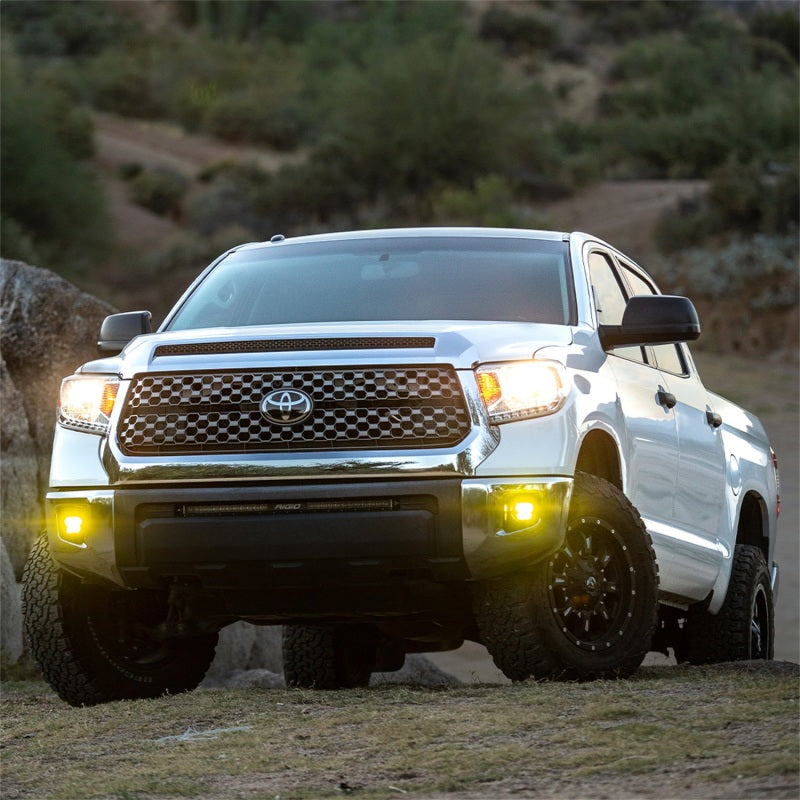 Rigid Industries Rigid 2014+ Toyota 4Runner/ Tundra and 2016+ Tacoma 360-Series Pro SAE Fog Kit 37117 Photo - Mounted