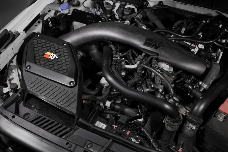 K&N Engineering K&N 2023 Ford Bronco Raptor V6 3.0L F/I 63 Series Aircharger Performance Air Intake System 63-2625 63-2625 Photo - Mounted