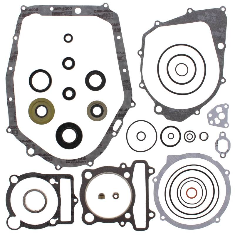 Vertex Pistons Vertex Gaskets 04-13 Yamaha YFM350 Raptor Complete Gasket Kit w/ Oil Seals 811813 811813 Photo - Primary