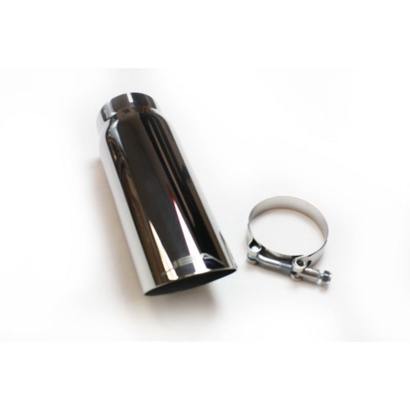 JBA 2.5in x 3in x 9in Polished Chrome Tip - Clamp On 12-08209 12-08209 Photo - Primary