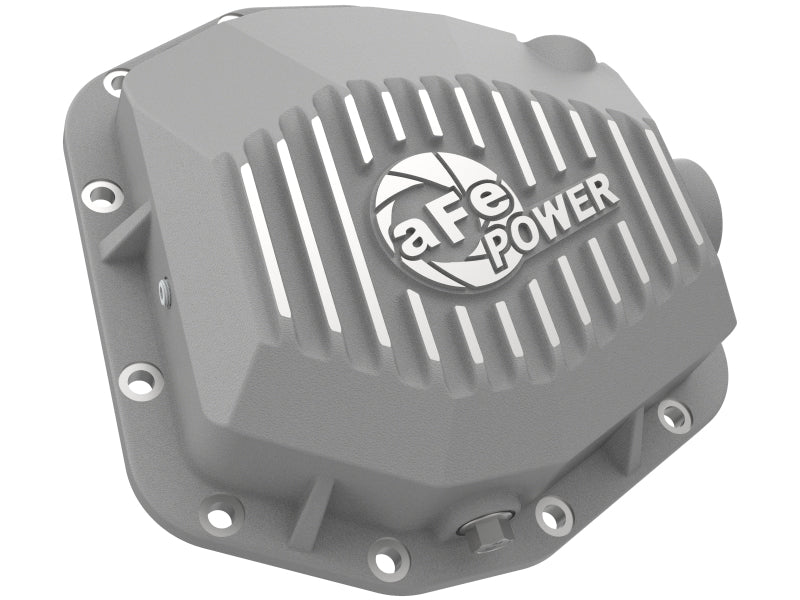aFe Street Series Rear Differential Cover Raw w/Machined Fins 20+ Jeep Gladiator JT (Dana M220) 46-71190A 46-71190A Photo - Unmounted