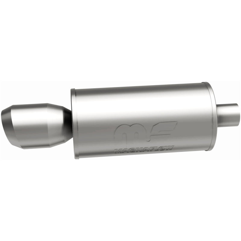 MagnaFlow 7" Round Center/Center Performance Muffler With Tip 14836 Photo - out of package