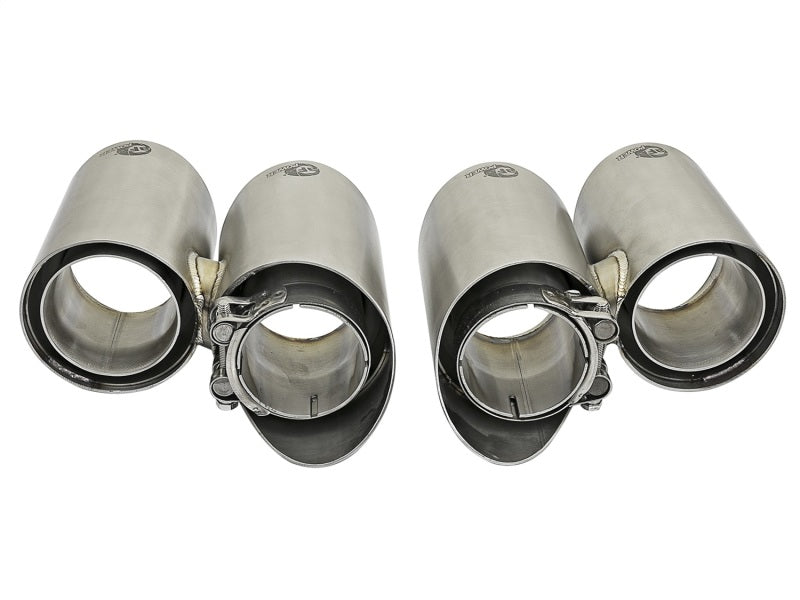 aFe MACH Force-Xp 304 Stainless Steel OE Replacement Exhaust Tips Polished 49C36416-P Photo - Unmounted