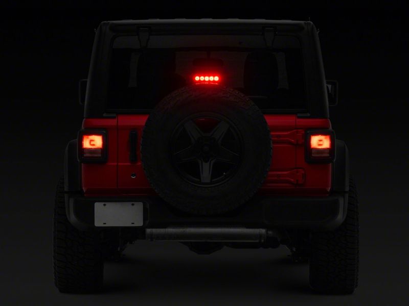 Raxiom 18-23 Jeep Wrangler JL Axial Series LED Third Brake Light- Red J142672-JL J142672-JL Photo - Close Up