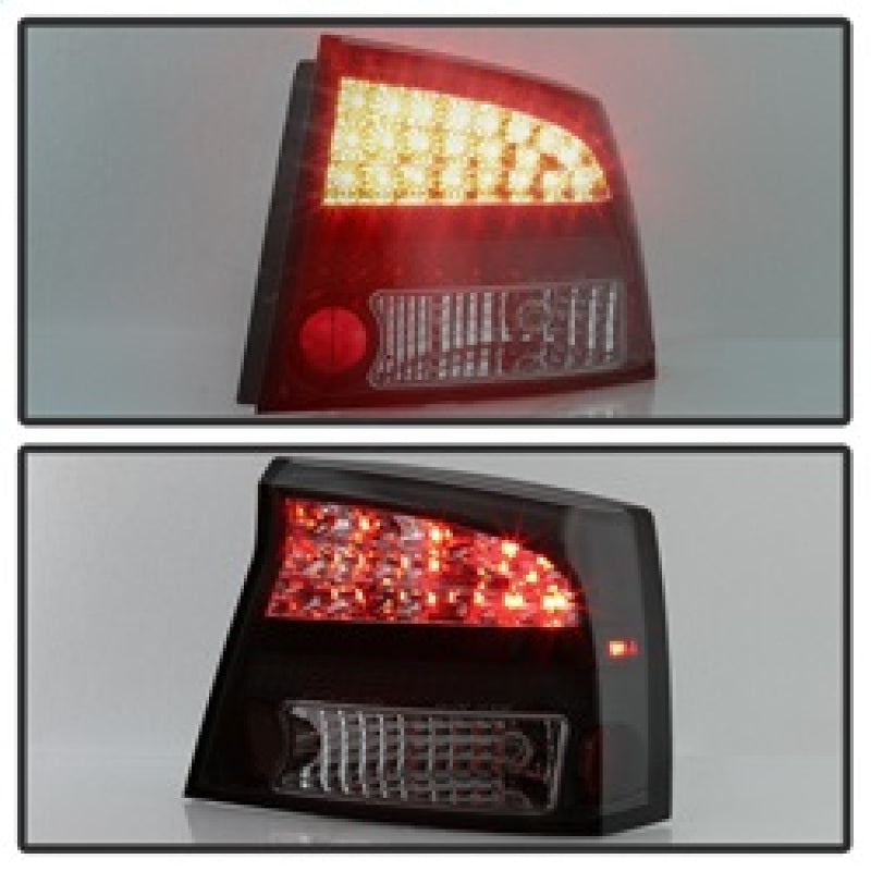 Spyder 06-08 Dodge Charger LED Tail Lights - Black Smoke ALT-YD-DCH05-LED-BSM 5084408 5084408 Photo - Unmounted