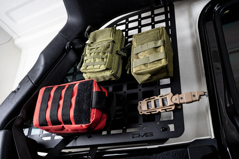 DV8 Offroad 2018+ Jeep Wrangler Rear Window Molle Panels MPJL-01 MPJL-01 Photo - Unmounted
