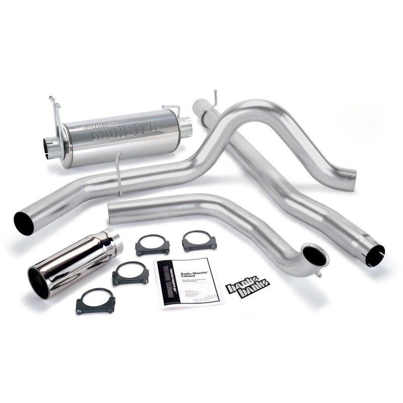 Banks Power 99-03 Ford 7.3L Monster Exhaust System - SS Single Exhaust w/ Chrome T 48656 Photo - Primary