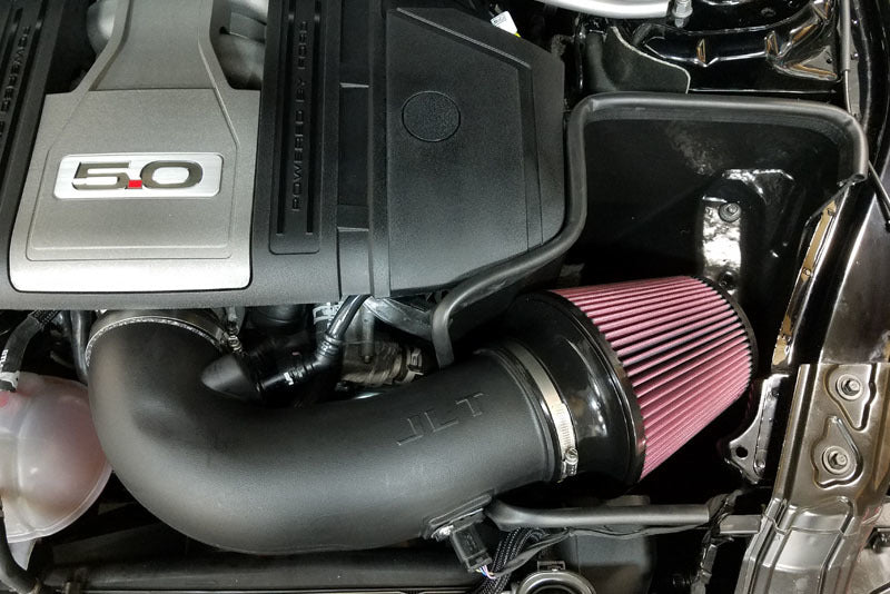 JLT 18-21 Ford Mustang GT Black Textured Cold Air Intake Kit w/Red Filter - Tune Req CAI-FMG-18 CAI-FMG-18 Photo - Primary
