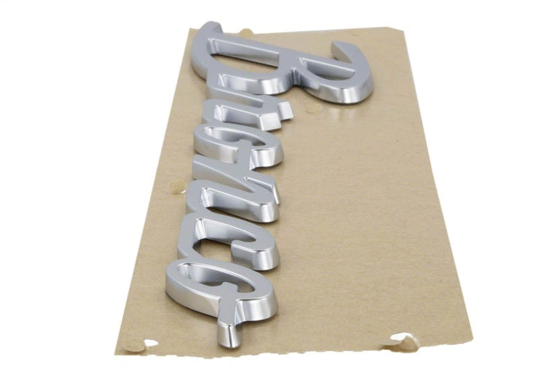 Ford Racing 21-23 Bronco Script Fender Badge - Silver M-1447-BSS M-1447-BSS Photo - Unmounted