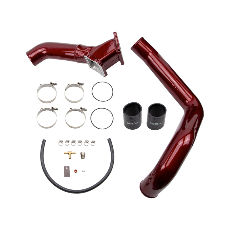 Wehrli 01-04 Chevrolet 6.6L LB7 Duramax 3in Y-Bridge Kit - Orange Frost WCF100693-OF WCF100693-OF Photo - Primary