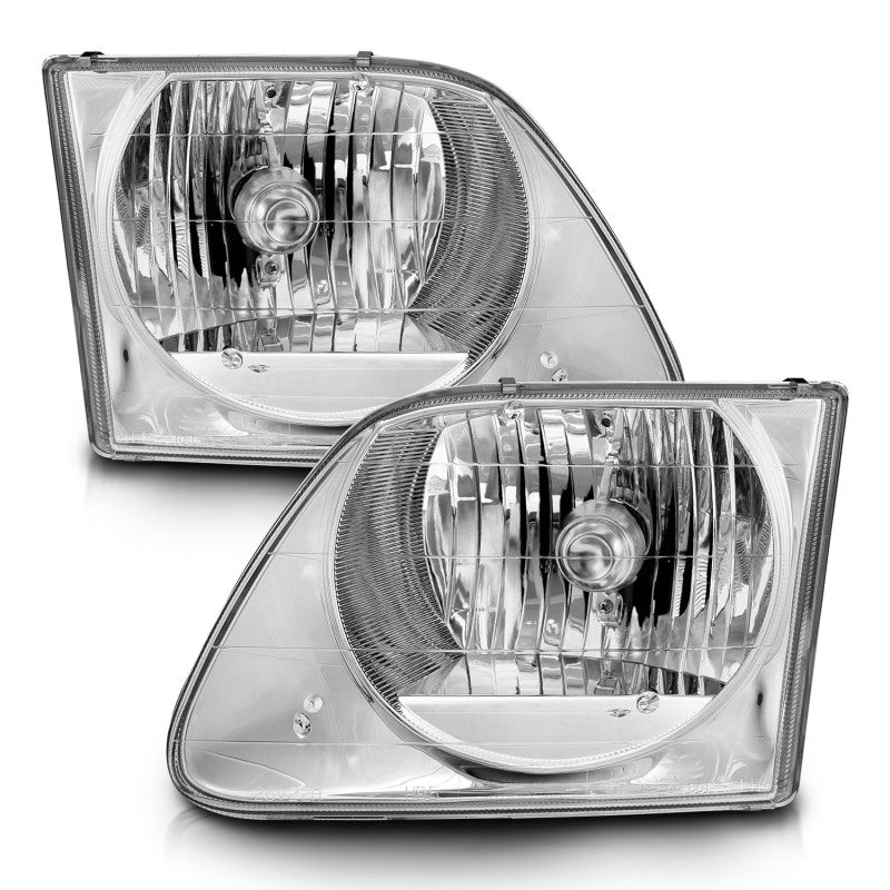 Anzo 1997-2003 Ford F-150 Crystal Headlights Chrome 111030 User 2