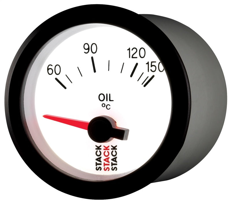 Autometer Stack 52mm 60-150 Deg C M10 Male Electric Oil Temp Gauge - White ST3259 ST3259 User 3