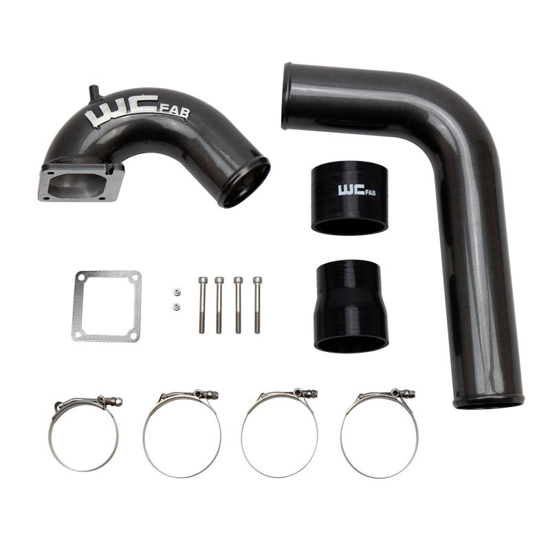 Wehrli 03-07 Dodge 5.9L Cummins 3.5in Intake Horn & Driver Side Intercooler Pipe Kit - Gloss White WCF100528-GW WCF100528-GW User 1