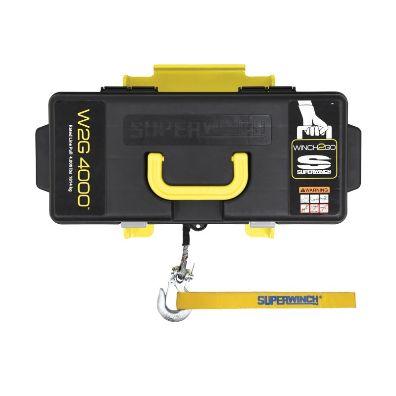Superwinch 4000 LBS 12 VDC 3/16in x 50ft Synthetic Rope Winch2Go 1140232 1140232 Photo - Unmounted