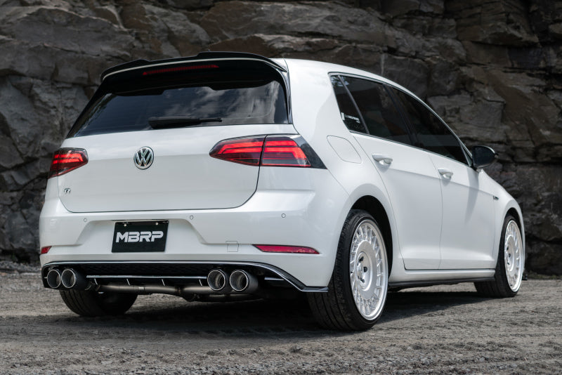 MBRP 15-19 VW Golf R MK7/MK7.5 3in T304 Cat Back Exhaust w/ Carbon Fiber Tips S46033CF S46033CF Photo - out of package