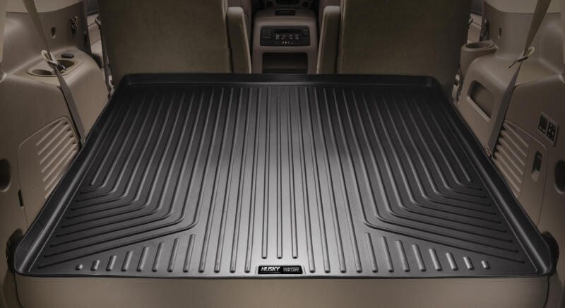 Husky Liners 2021 Suburban/Yukon XL w/ 3rd Row Seat Weatherbeater Cargo Liner Behind 3rd Row - Black 28181 28181 Photo - out of package