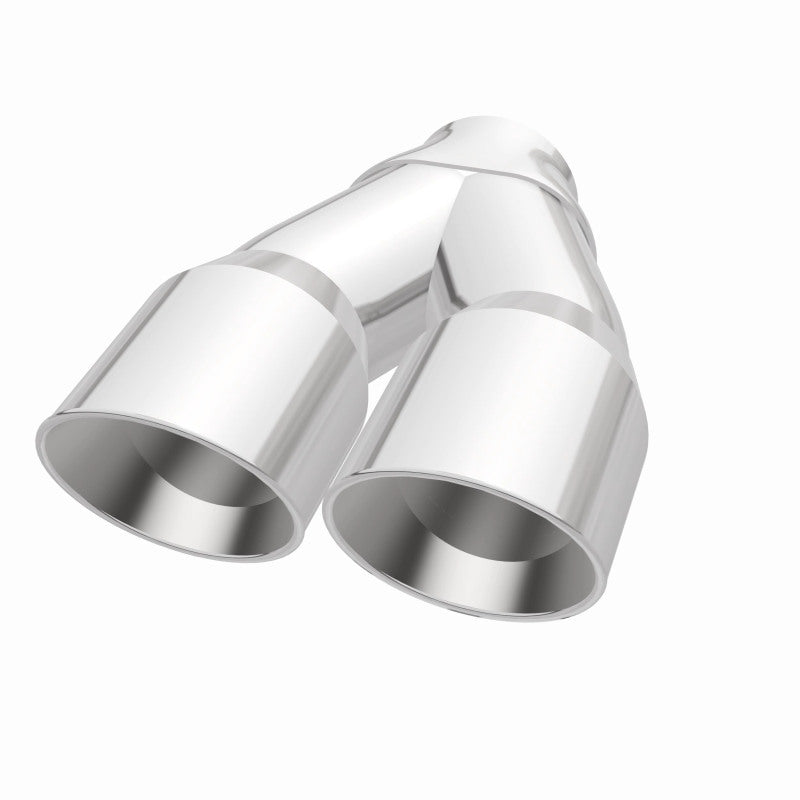 Magnaflow Double Wall 3in Dual Round Polished Tip 2.25in Inlet 35226 35226 360 Degree Image Set