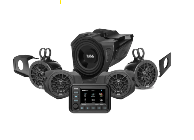 Boss Audio Systems 2014 Polaris 1000s / 15-19 900S 5 Full Range Marine Speaker Kit BPRZR5