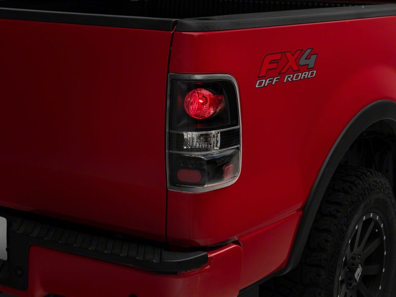 Raxiom 04-08 Ford F-150 Styleside Euro Style Tail Lights- BlkHousing - Red/Clear Lens T542841 T542841 Photo - Close Up