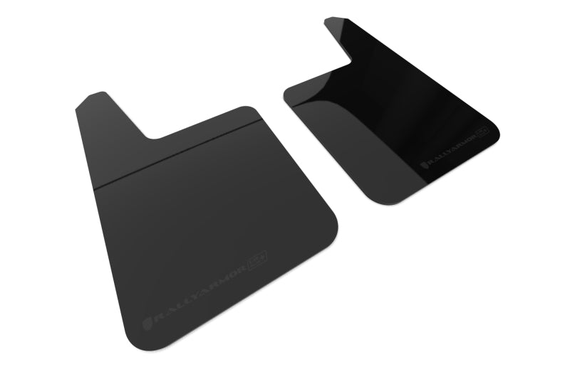 Rally Armor RAL UR Blk Flap/Met. Blk Logo Body Armor & Protection Mud Flaps main image