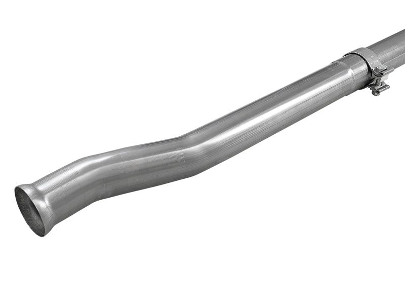 aFe MACH Force-Xp 2-1/2in 409 Stainless Steel Mid-Pipe w/Resonator Delete 18+ Jeep Wrangler JL 3.6L 49-48077 49-48077 Photo - Unmounted