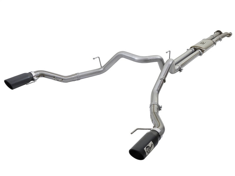 aFe MACH Force-Xp 3in Stainless Steel Cat-Back Exhaust System w/Black Tip: 49-43045-B Photo - Primary