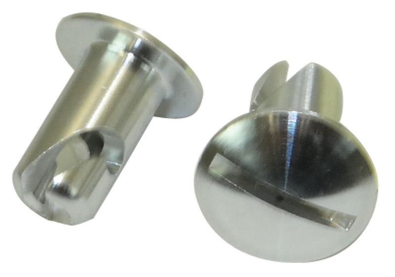 Moroso Quick Fastener - Oval Head - 5/16in x .400in - Aluminum - 10 Pack 71329 71329 Photo - Primary