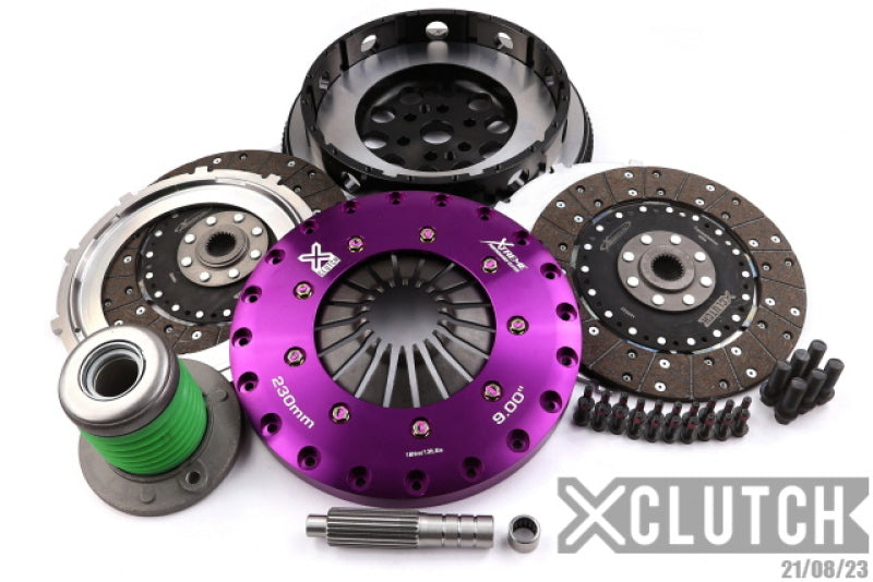 XCLUTCH 15-23 Ford Mustang EcoBoost Premium 2.3L 9in Twin Solid Organic Clutch Kit XKFD23697-2G XKFD23697-2G Photo - Primary