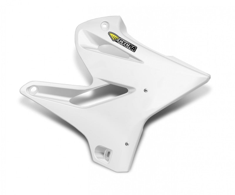 Cycra 05-22 Yamaha YZ125-250/X Powerflow Radiator Shrouds White 1CYC-1783-42 1CYC-1783-42 Photo - Primary