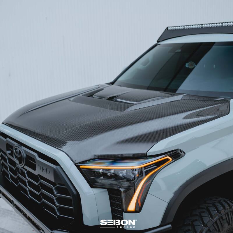 Seibon 22-24 Toyota Tundra / 23-24 Toyota Sequoia RR-Style Carbon Fiber Hood HD23TYTU-RR HD23TYTU-RR User 1
