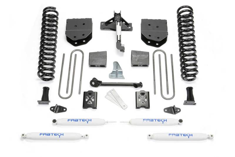 Fabtech 05-07 Ford F350 4WD 6in Basic System w/Perf. Shocks K20102 K20102 Photo - Primary