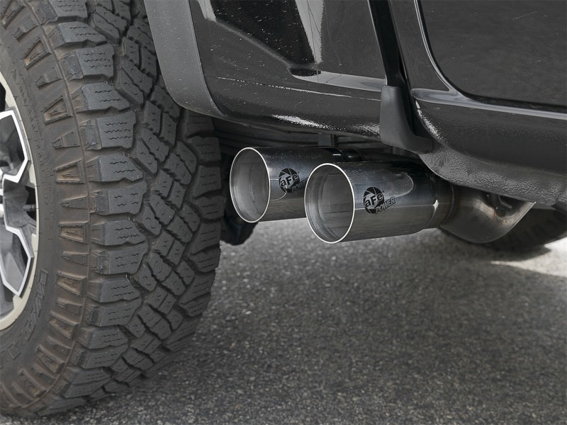 aFe POWER Rebel Series 3" 409 Stainless Steel Cat-Back Exhaust System 49-44061-P Photo - Mounted