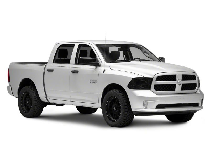 Raxiom 09-18 Dodge RAM 1500 Axial OEM Rep Headlights w/ Dual Bulb- Chrome Housing (Smoked Lens ) R118021 R118021 Photo - Close Up