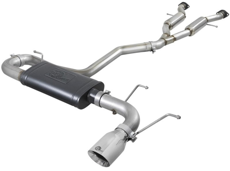 aFe Large Bore HD 3in 304 SS Cat-Back Exhaust w/ Polished Tips 14-19 Jeep Grand Cherokee V6-3.6L 49-38078-P 49-38078-P User 1